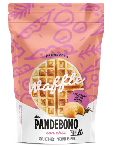 [PT 01095] Prem Waffles Pandebono Con Chia Alcaguete 400g